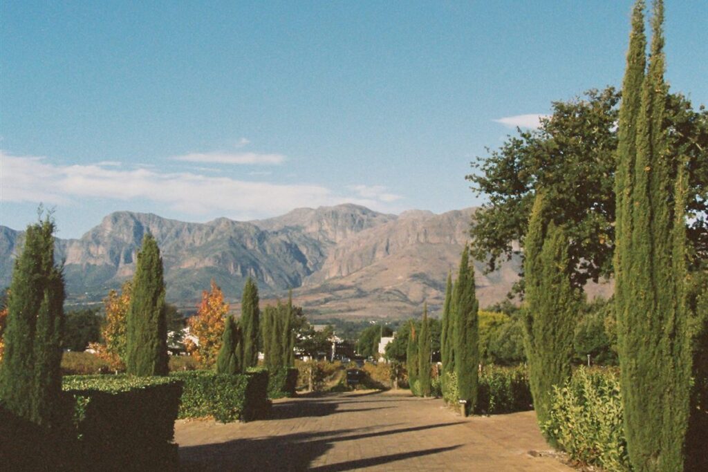 Illustrated map of the Paarl Wine Route